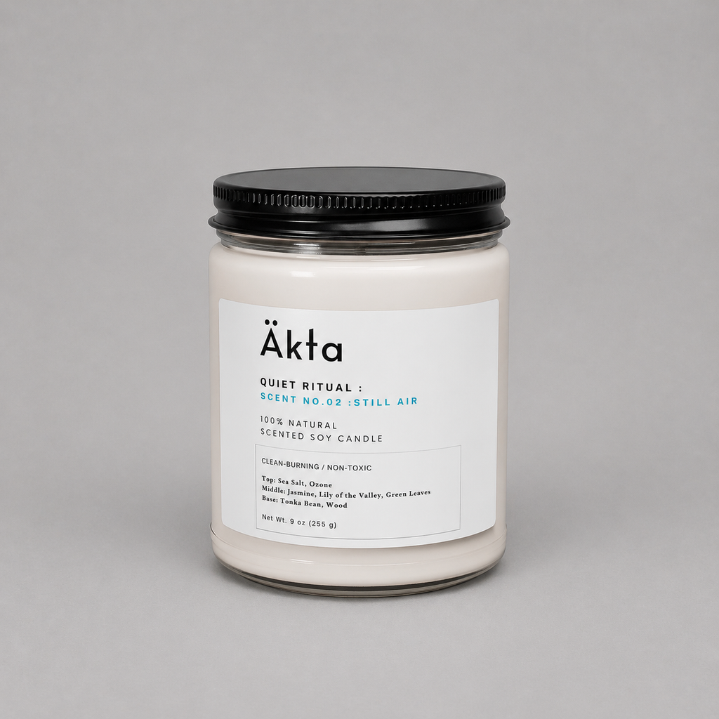 No.02 Still Air｜天然100%ソイキャンドル（9oz Soy Candle）