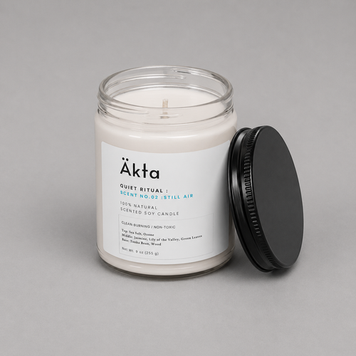 No.02 Still Air｜天然100%ソイキャンドル（9oz Soy Candle）